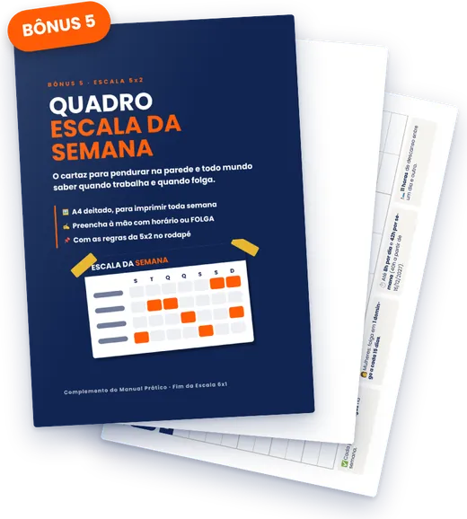 Bônus 5: Quadro Escala da Semana
